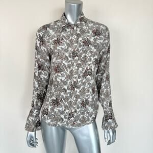 NEW!! FRAME silk blouse size S/P Retail 340$